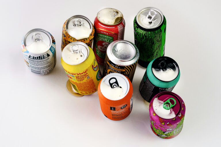 photo of recyclable cans